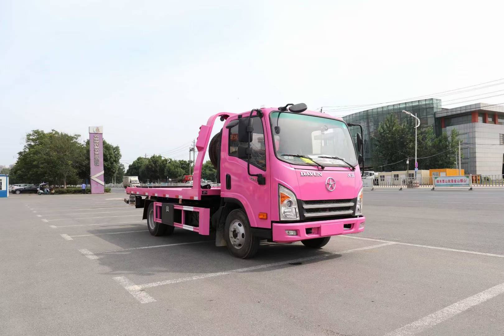 大运一拖二清障车（蓝牌国六）